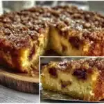 saftiger Pflaumenkuchen mit Zimtstreuseln - featured image