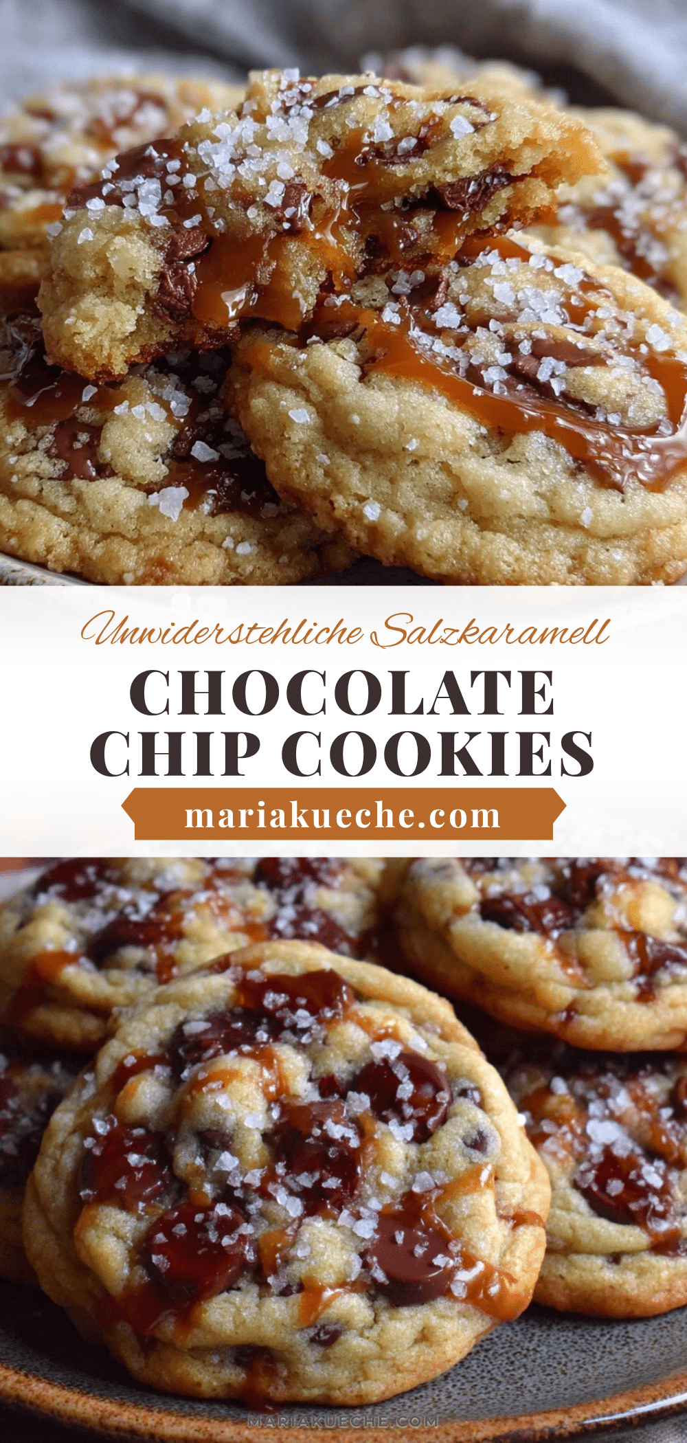 Salted Caramel Chocolate Chip Cookies recipe