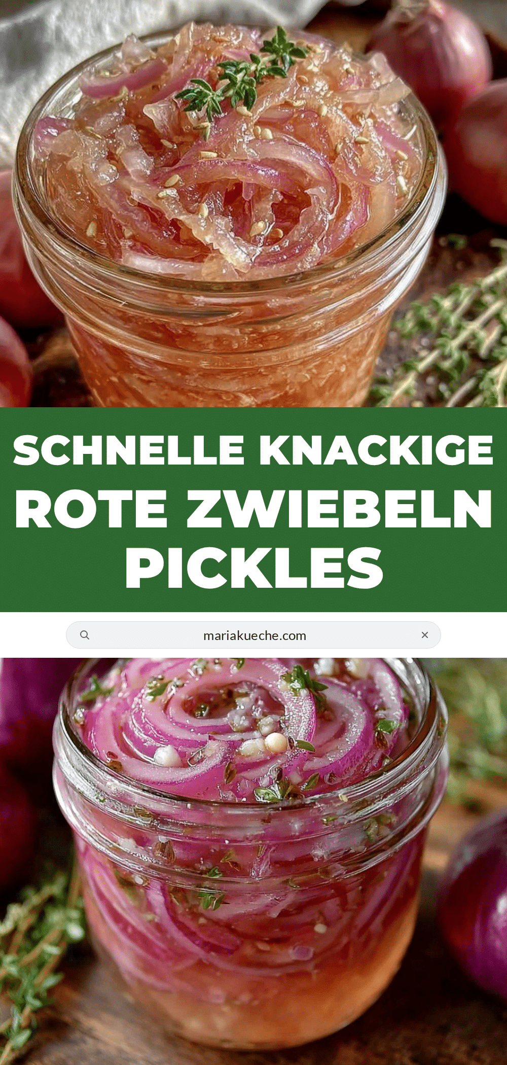 schnelle rote zwiebeln pickles recipe