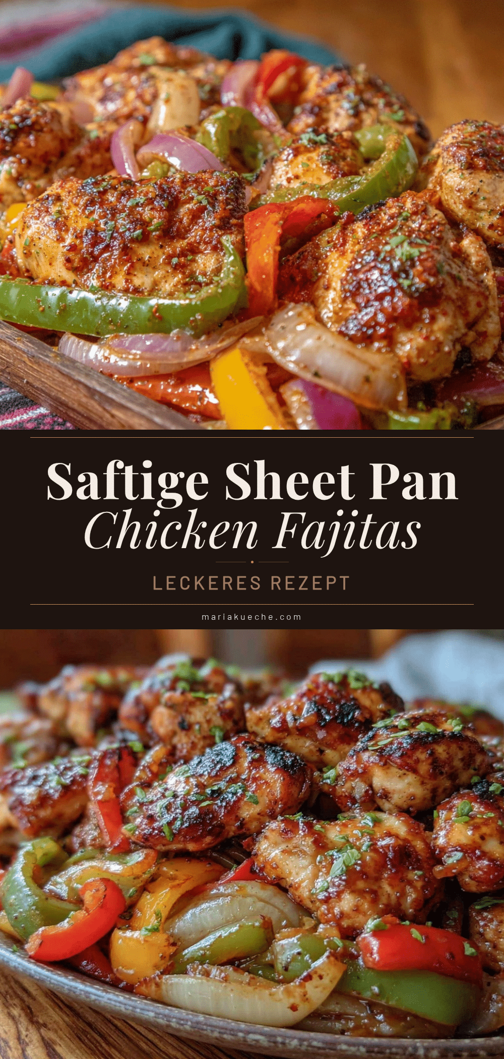 Sheet Pan Chicken Fajitas recipe