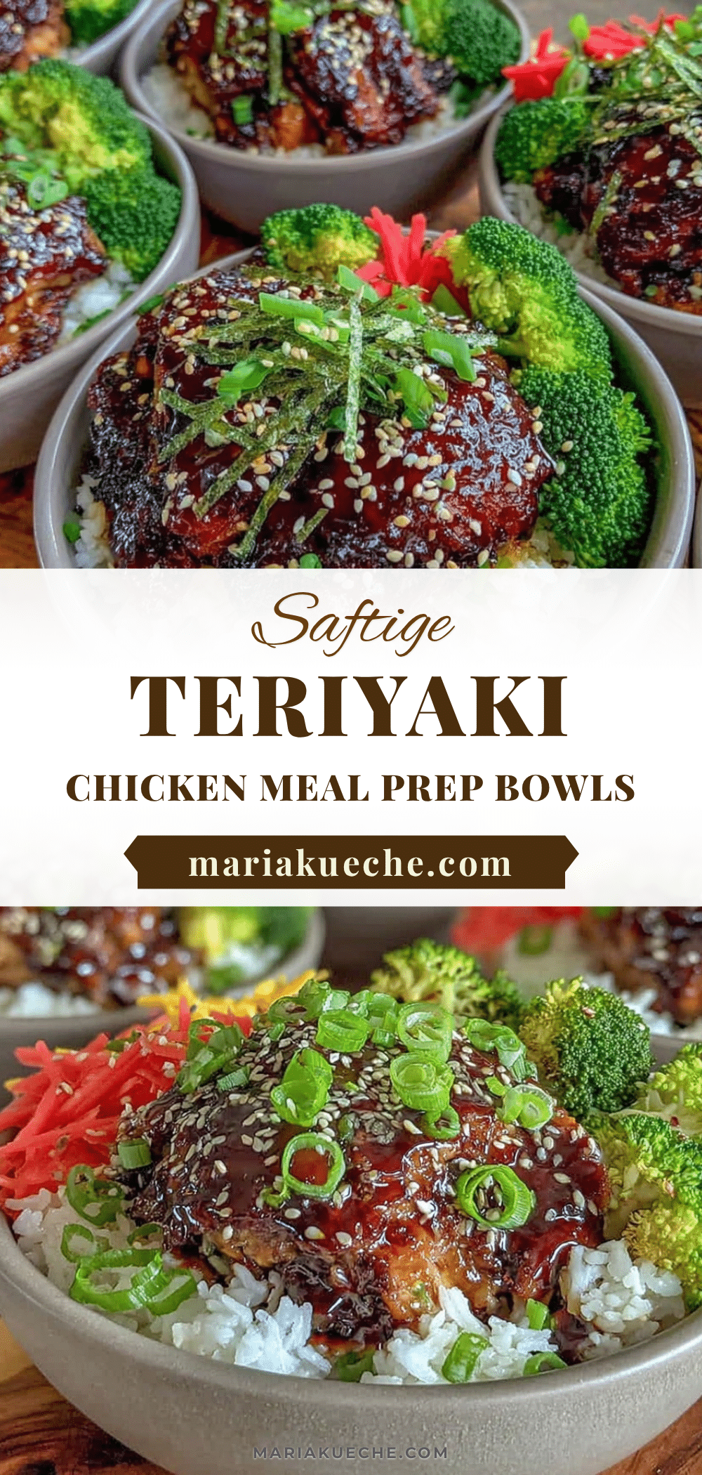 Teriyaki Chicken Meal Prep Bowls recipe