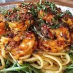 Zitronenbutter Garnelen-Pasta - featured image