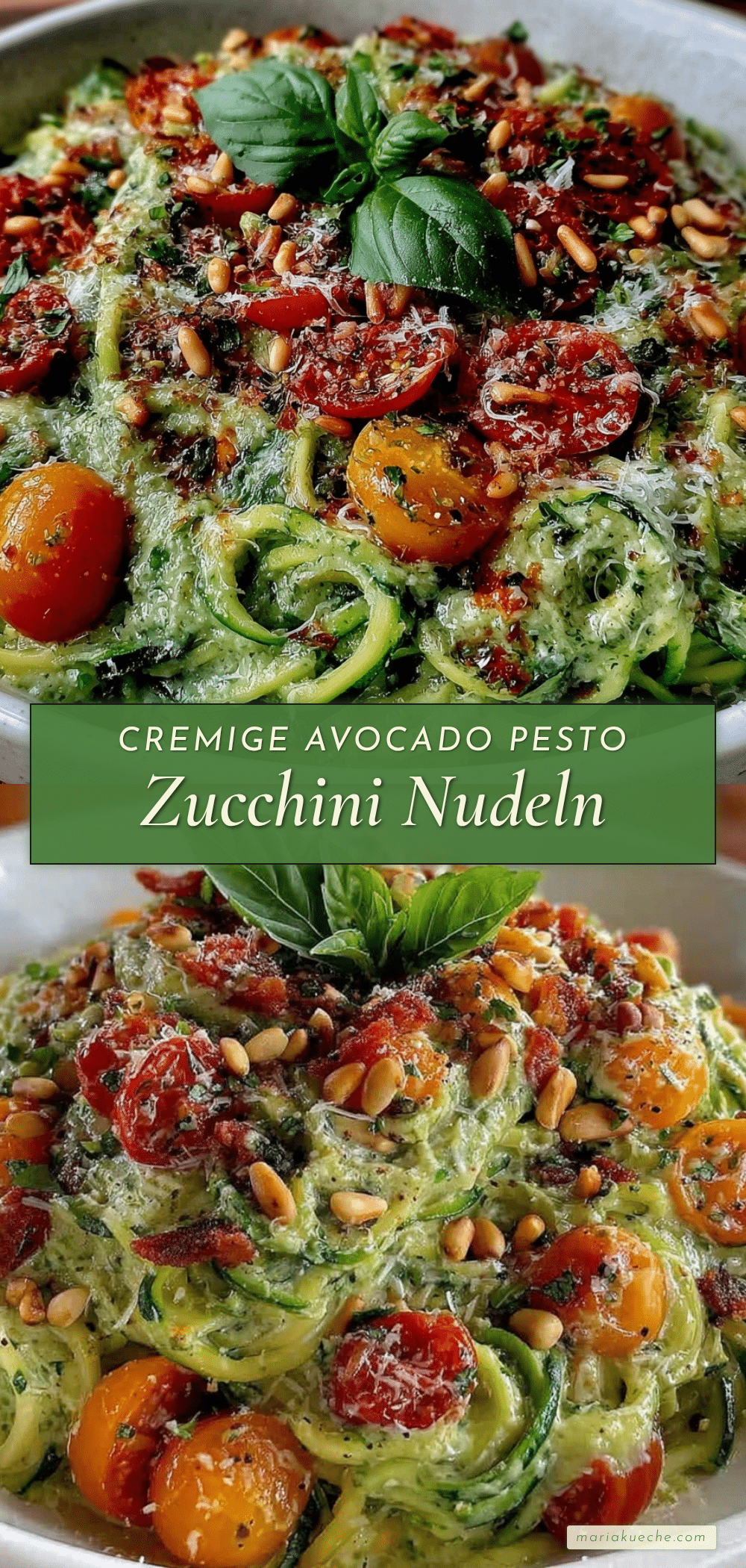 Zucchini Nudeln Avocado Pesto recipe