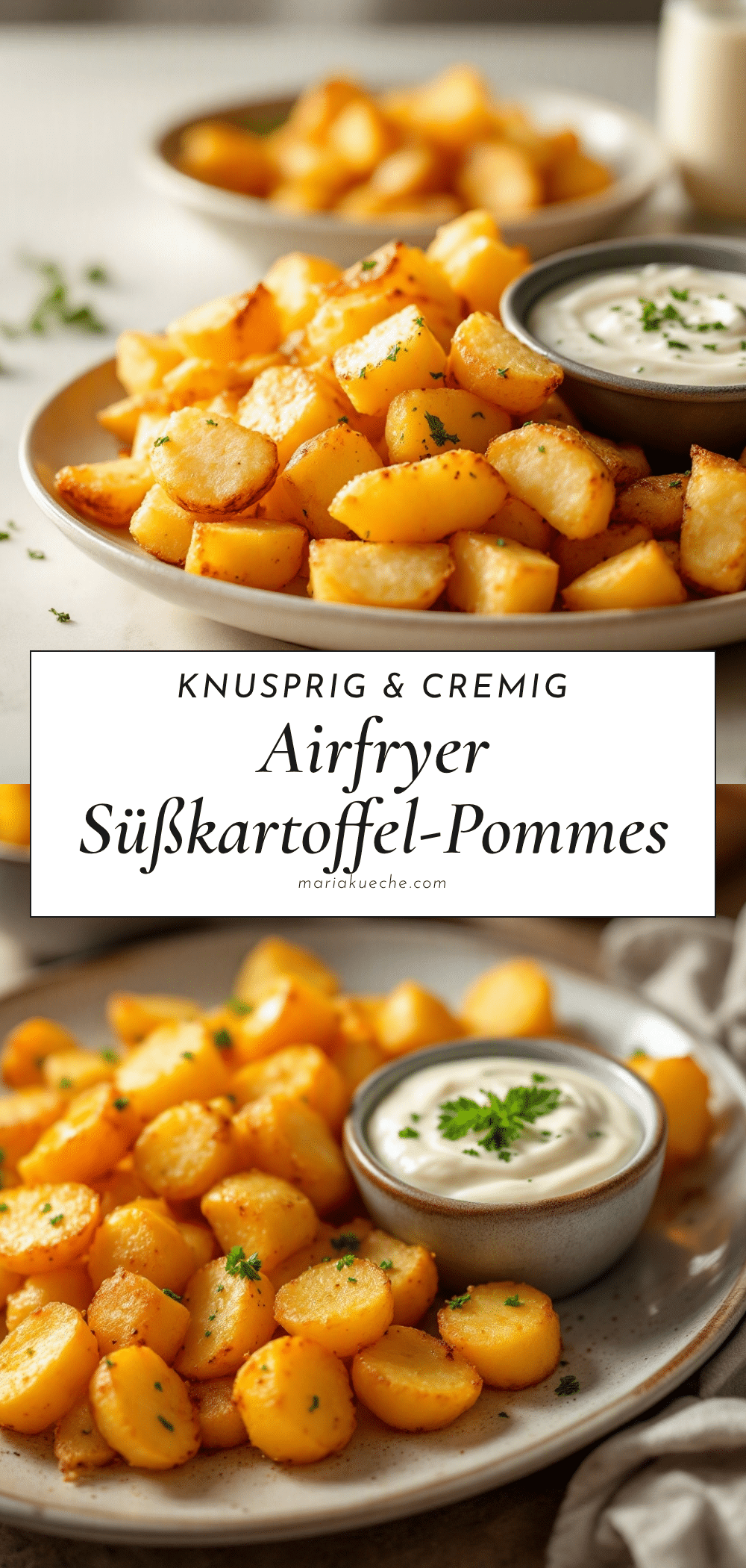 Airfryer Süßkartoffel-Pommes recipe