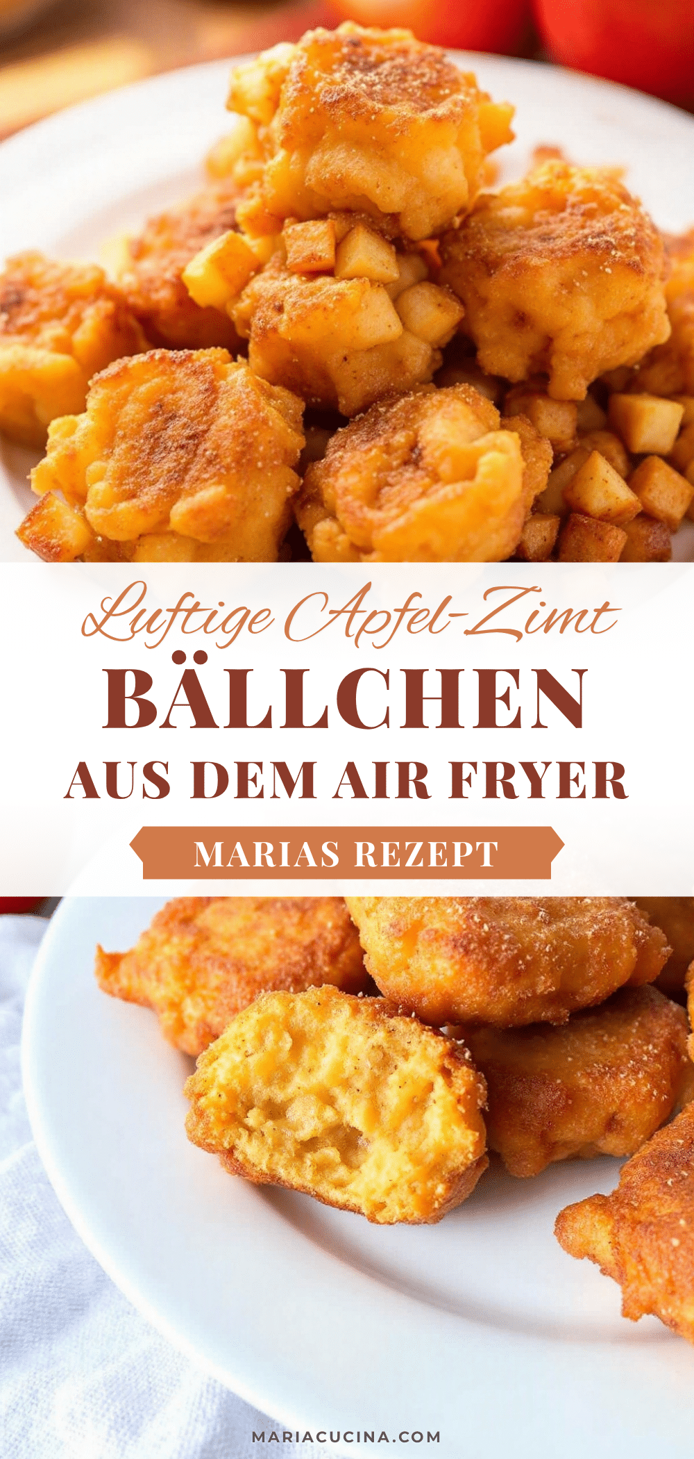 Apfel-Zimt Bällchen Air Fryer recipe
