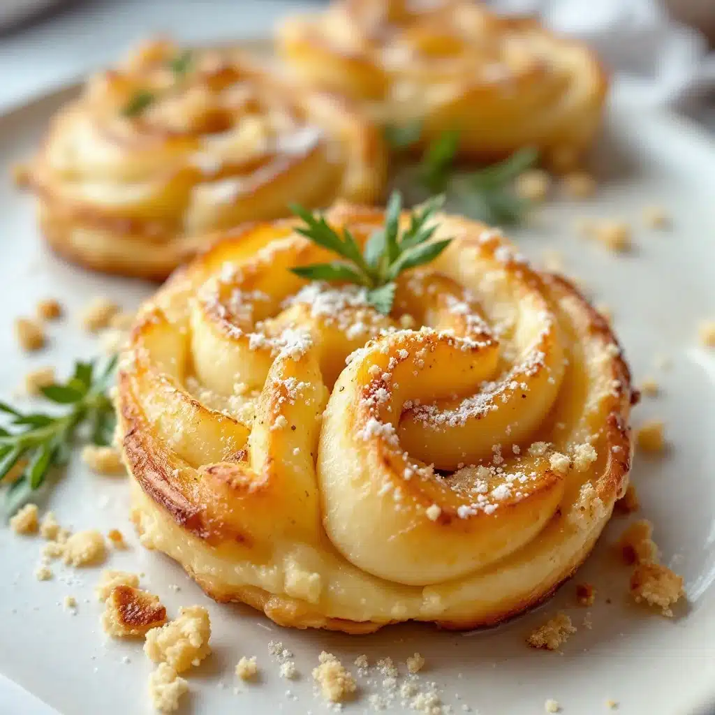 Apfel-Zimtschnecken mit Frischkäse-Glasur - featured image