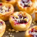 Beste Knusprige Cranberry Brie Blätterteig Häppchen Rezept - featured image
