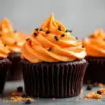Black Velvet Halloween Cupcakes - featured image