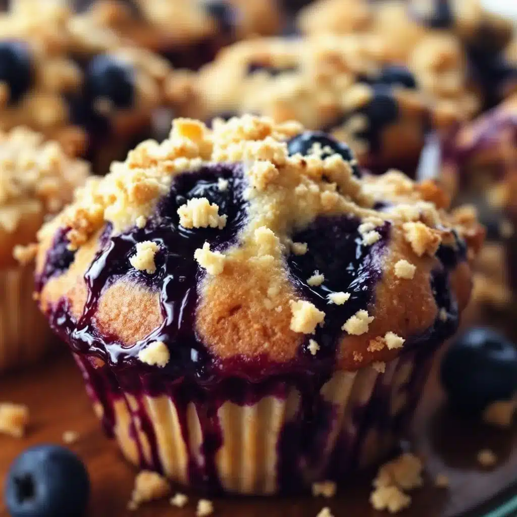 Blaubeer-Streusel Muffins - featured image