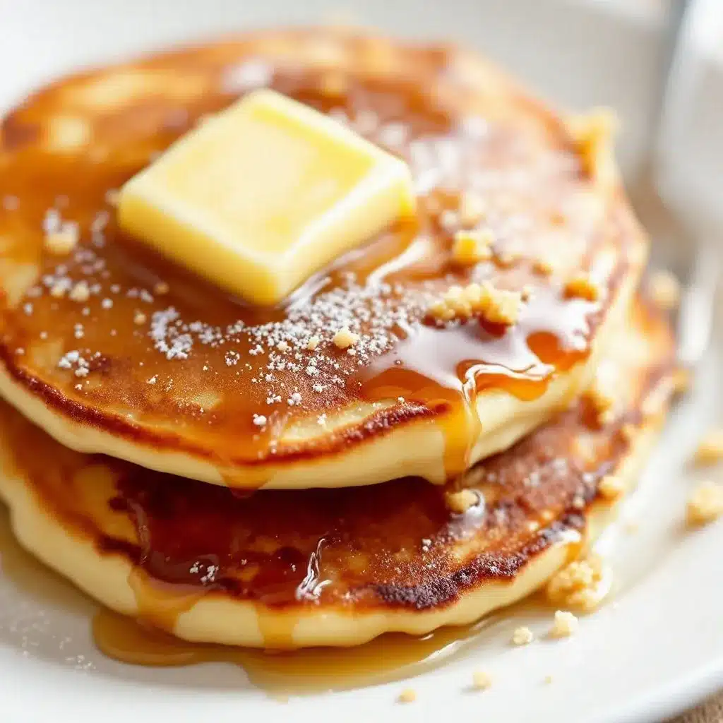 Buttermilch-Pfannkuchen mit Ahornbutter preparation steps