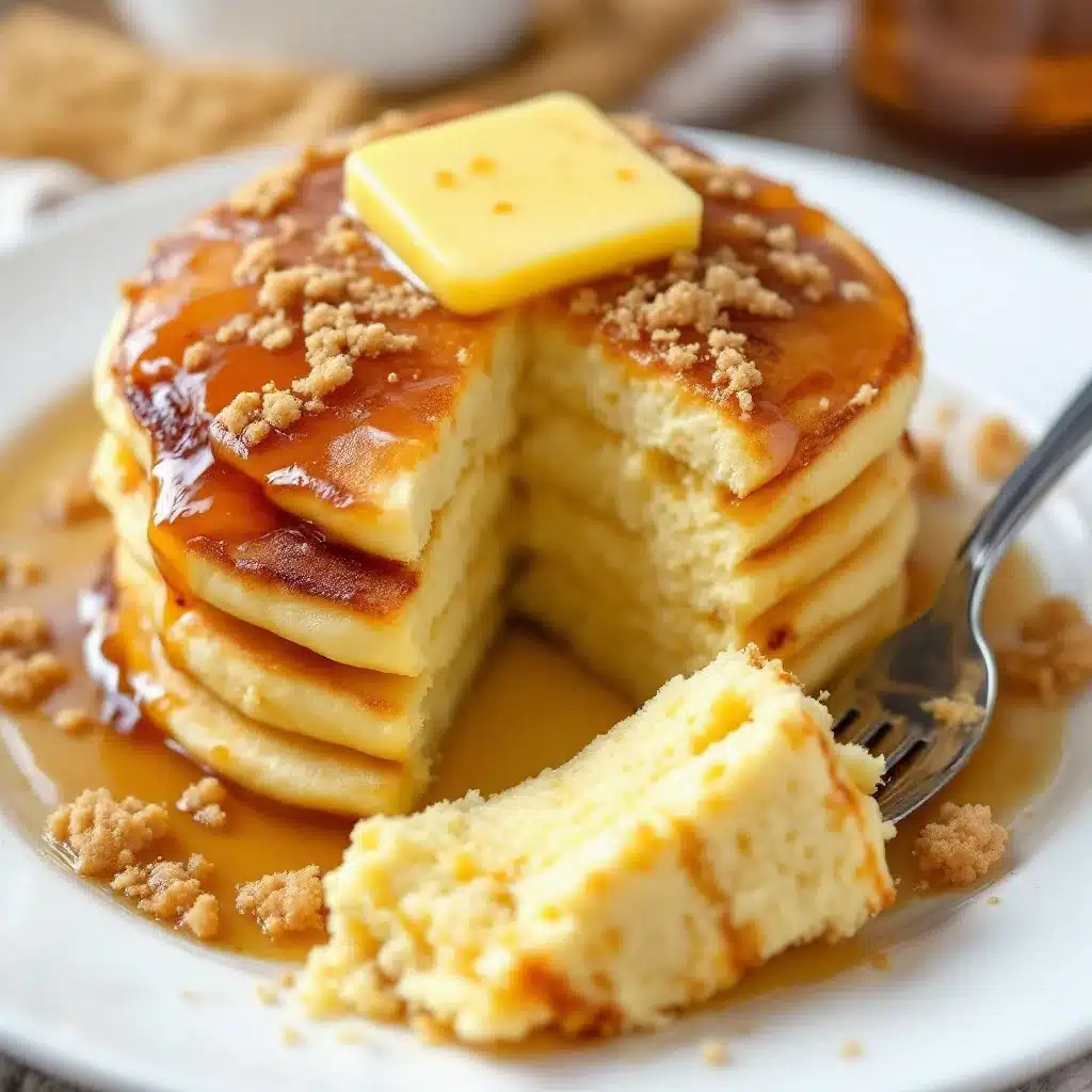 Buttermilch-Pfannkuchen mit Ahornbutter - featured image