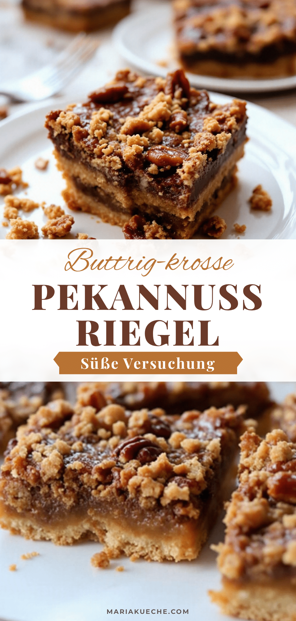 buttrig-krosse pekannussriegel recipe