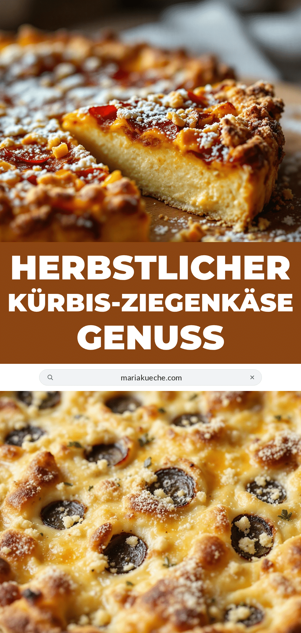 cremige erntedank-kürbis-tarte mit ziegenkäse recipe