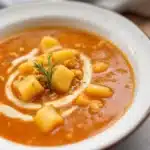 cremige kastanien-suppe mit rosmarin - featured image