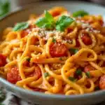 Cremige One-Pot Tomaten-Nudeln - featured image