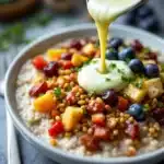 Cremige Overnight Oats mit Beeren und Chiasamen - featured image