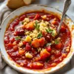 cremige rote bete suppe mit ziegenkäse - featured image