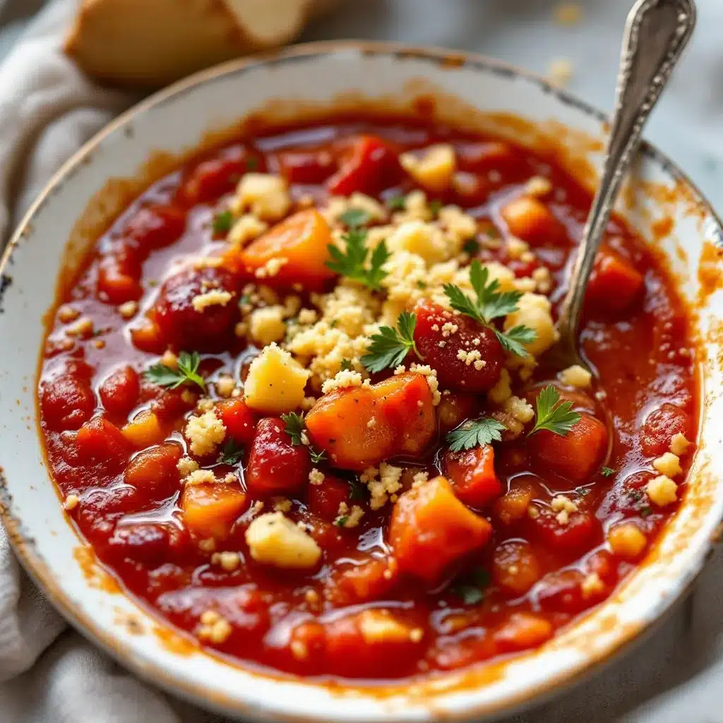 cremige rote bete suppe mit ziegenkäse - featured image