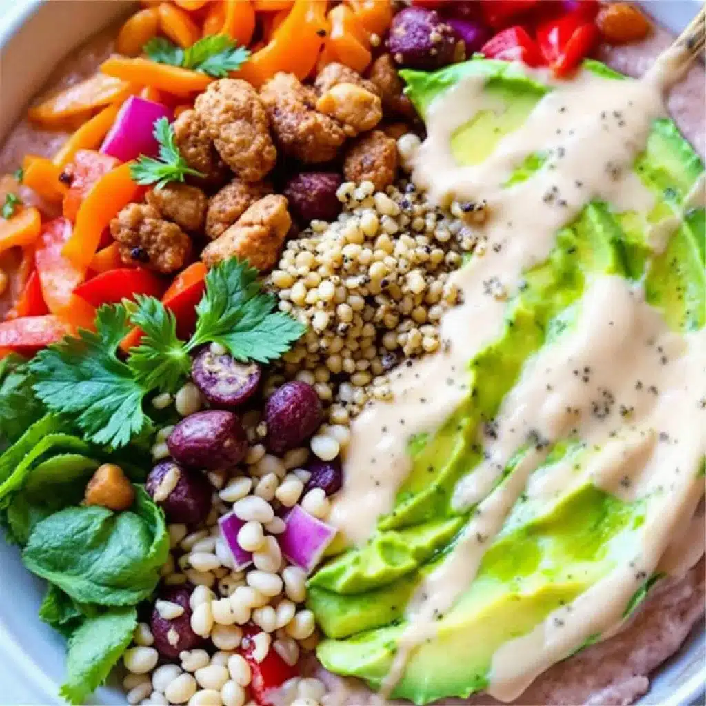 Cremiger Erdnussbutter-Smoothie Bowl - featured image