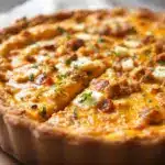 Cremiger Kürbis-Quiche mit Ziegenkäse und Thymian - featured image