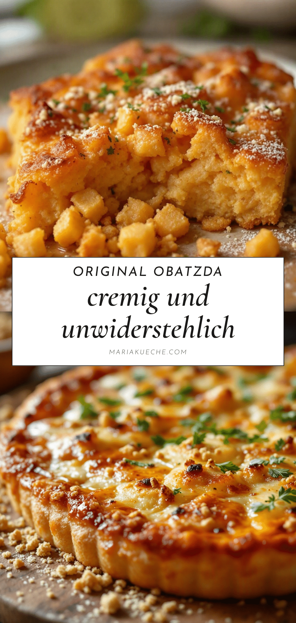 Cremiger Obatzda mit Radieschen recipe