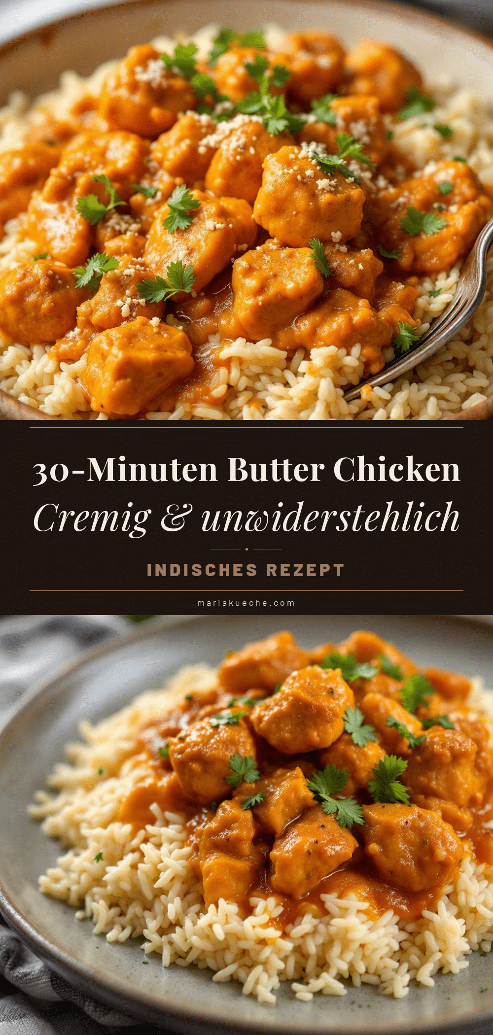 Cremiges Butter Chicken indisch recipe