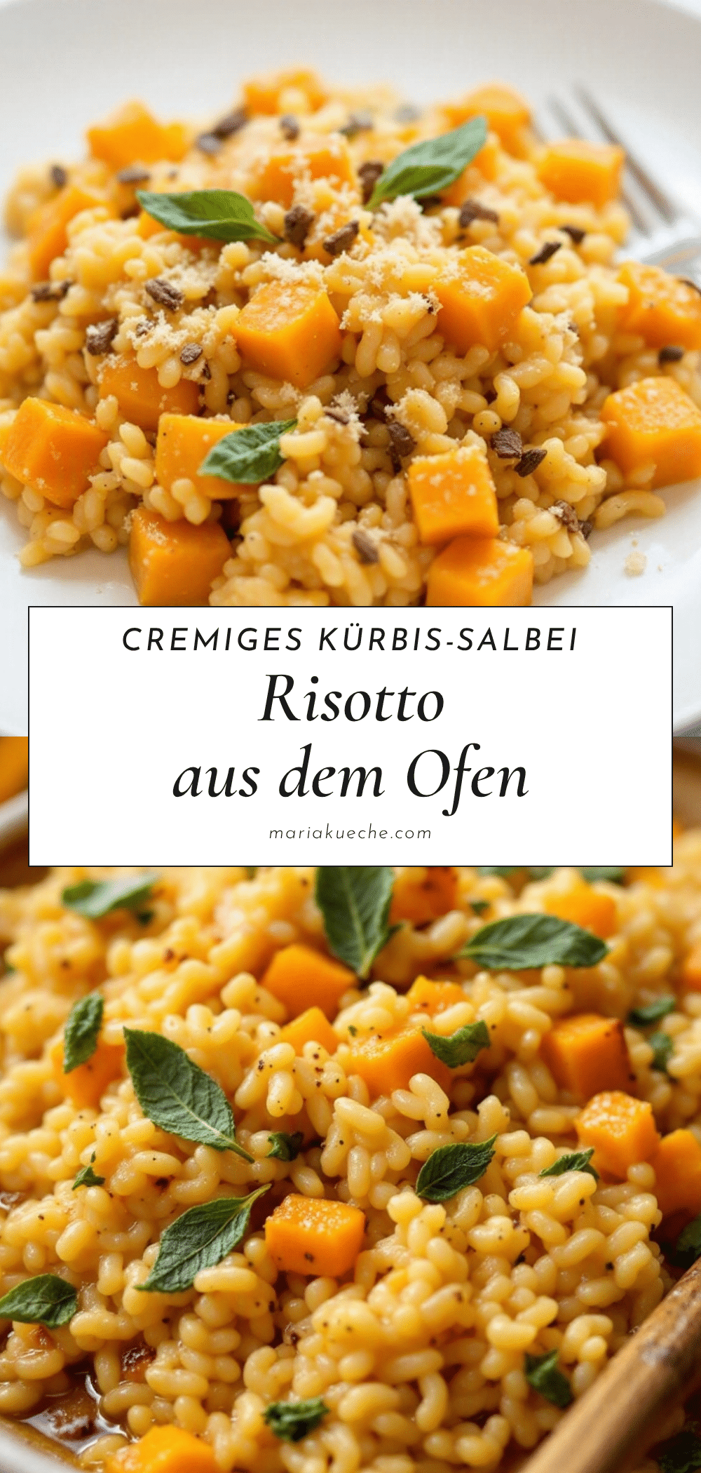 Cremiges Kürbis-Salbei Risotto recipe
