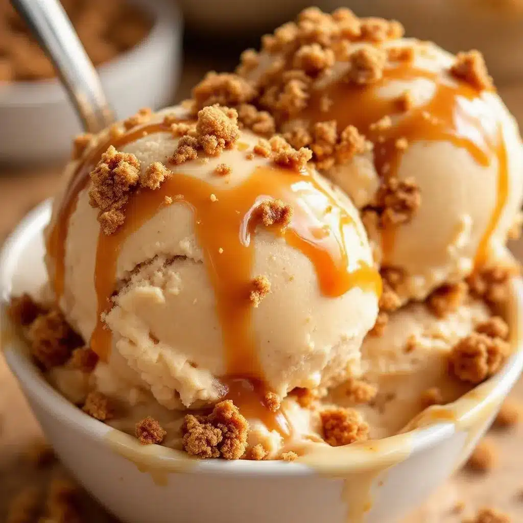 Cremiges No-Churn Salted Caramel Eis preparation steps