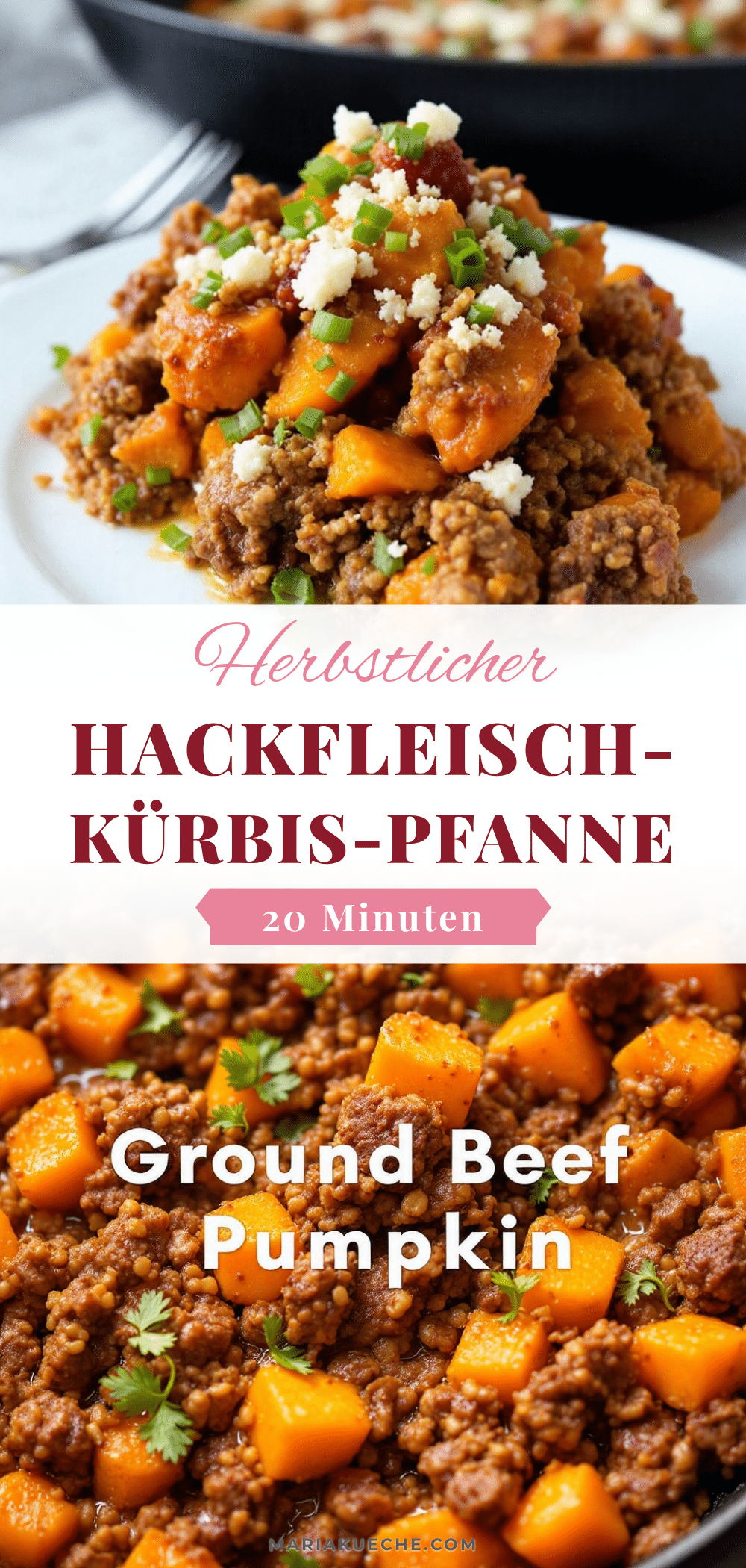 Einfache Hackfleisch-Kürbis-Pfanne recipe