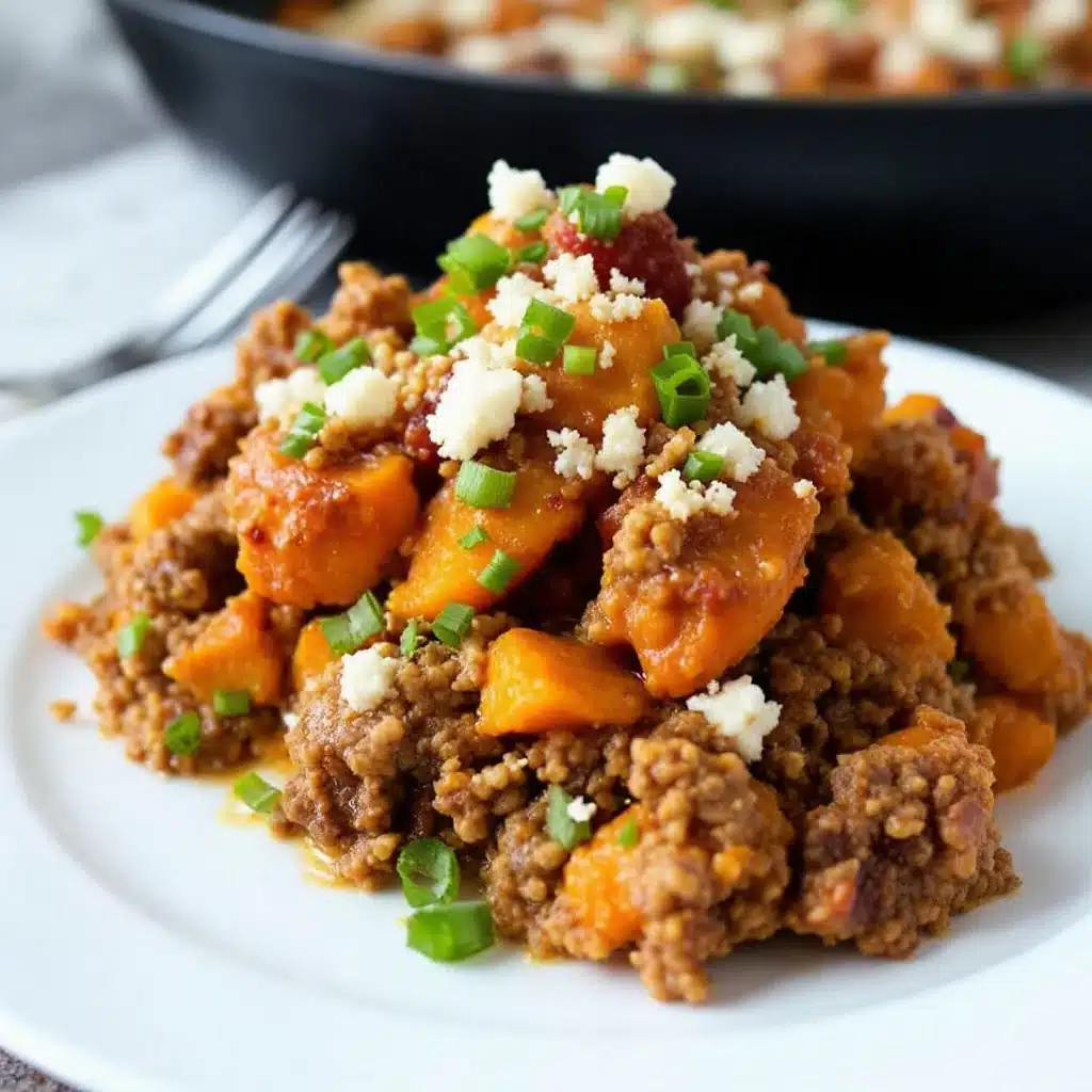 Einfache Hackfleisch-Kürbis-Pfanne - featured image
