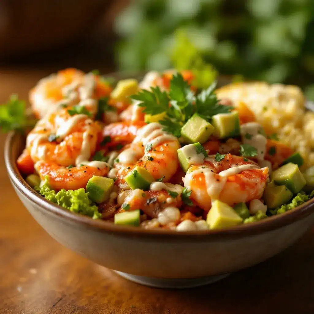 Einfache scharfe Thunfisch Sushi Bowl preparation steps