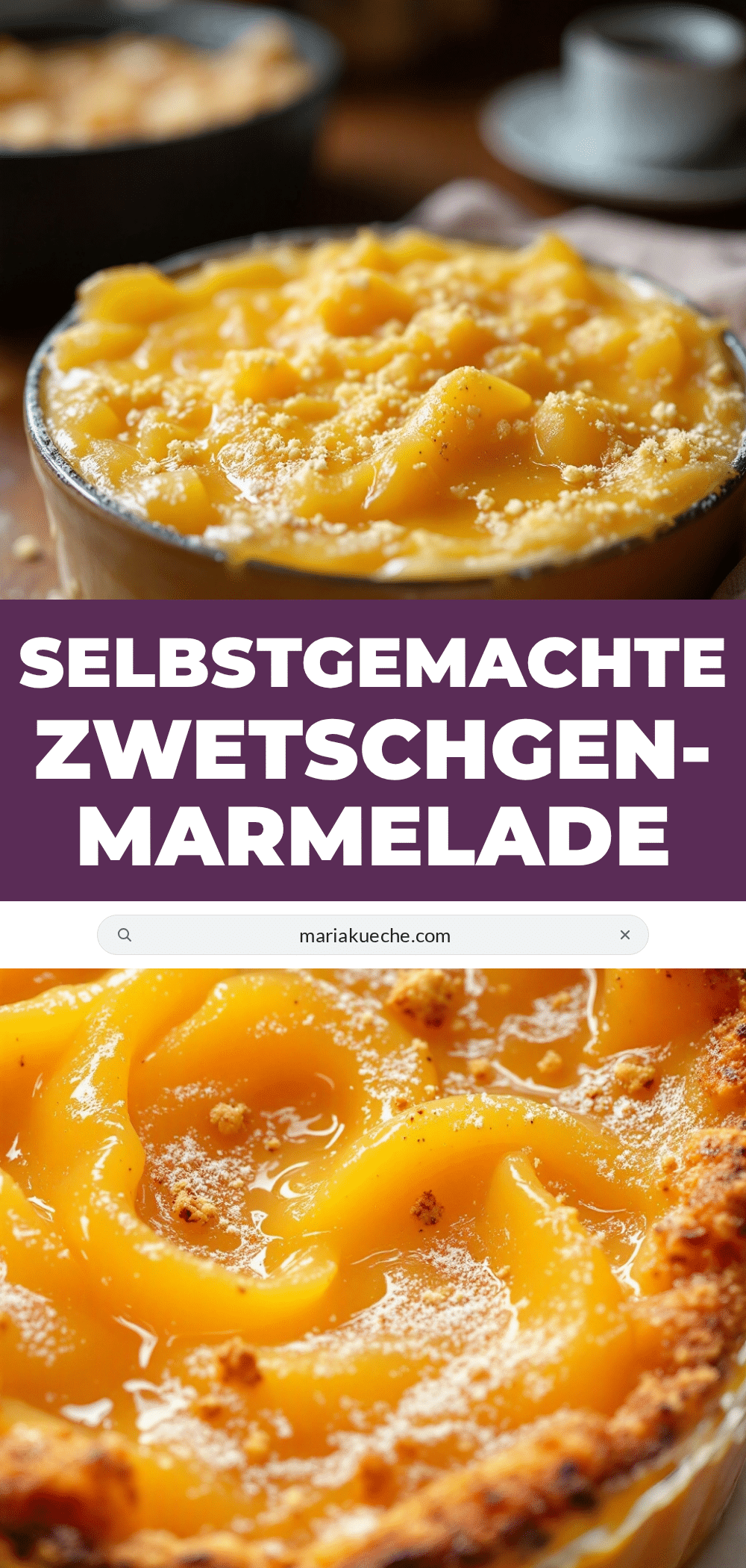 Einfache Zwetschgenmarmelade mit Zimt und Vanille recipe