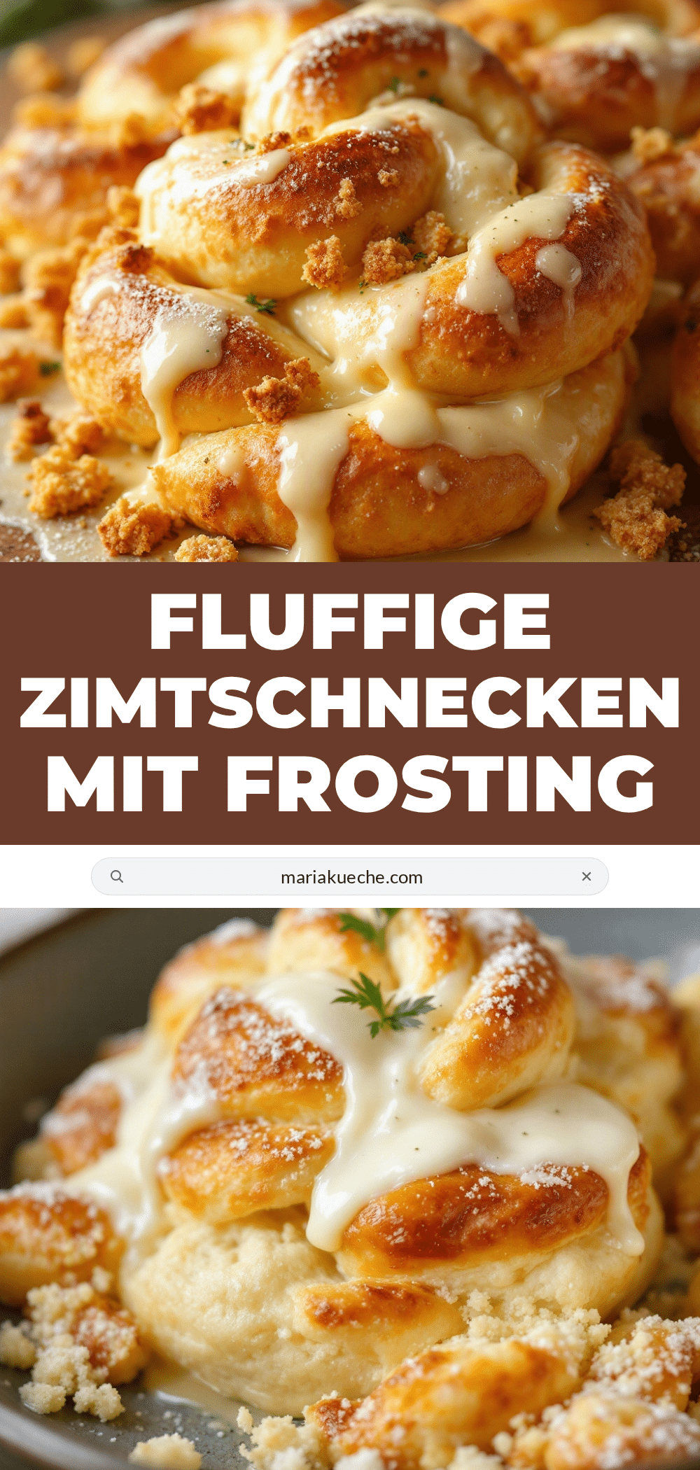 fluffige Zimtschnecken mit Frischkäse-Frosting recipe