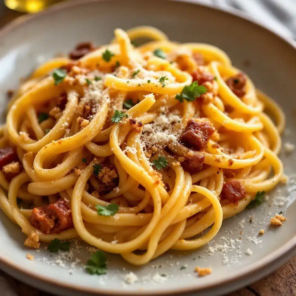 Gebackener Spaghettikürbis mit Parmesan preparation steps