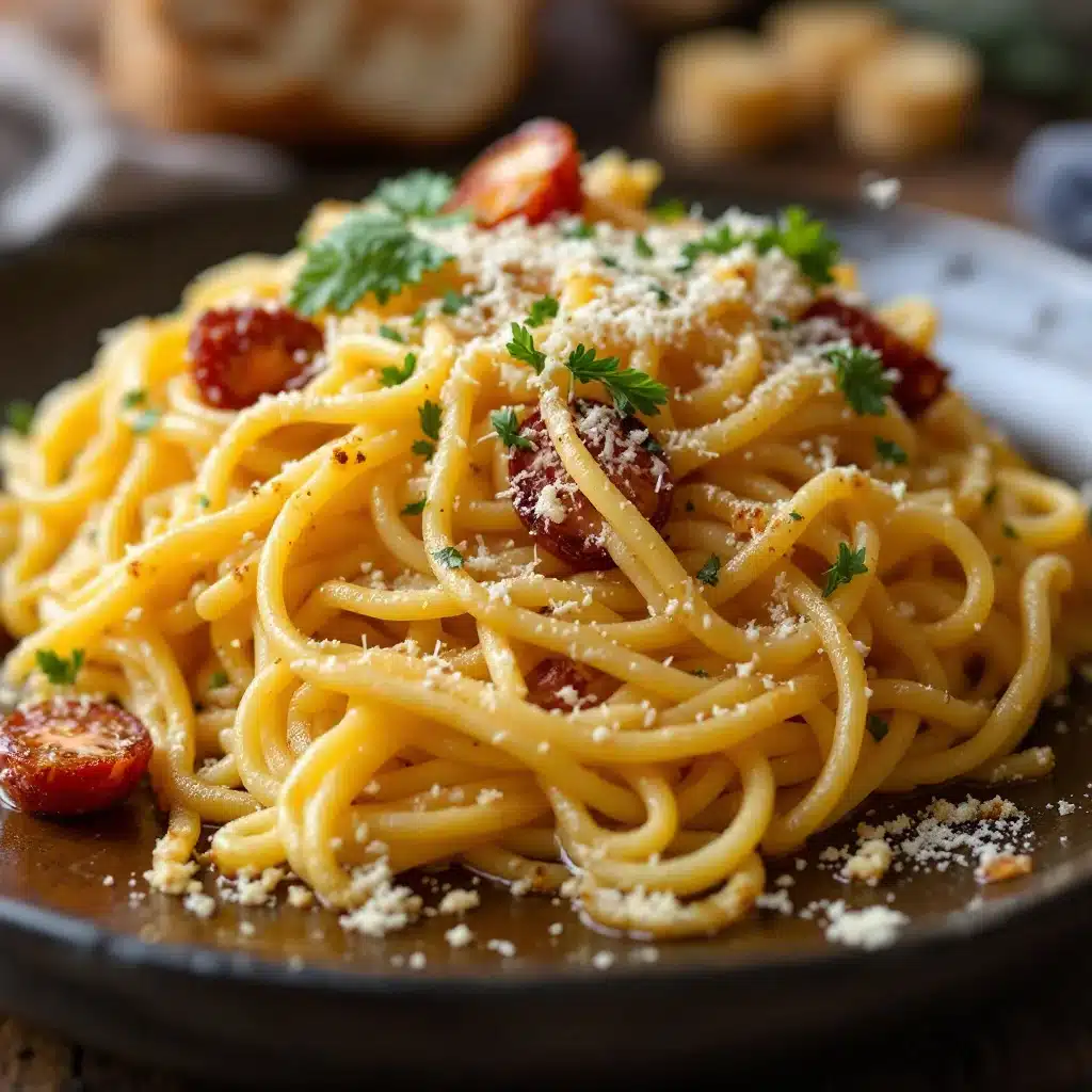 Gebackener Spaghettikürbis mit Parmesan - featured image