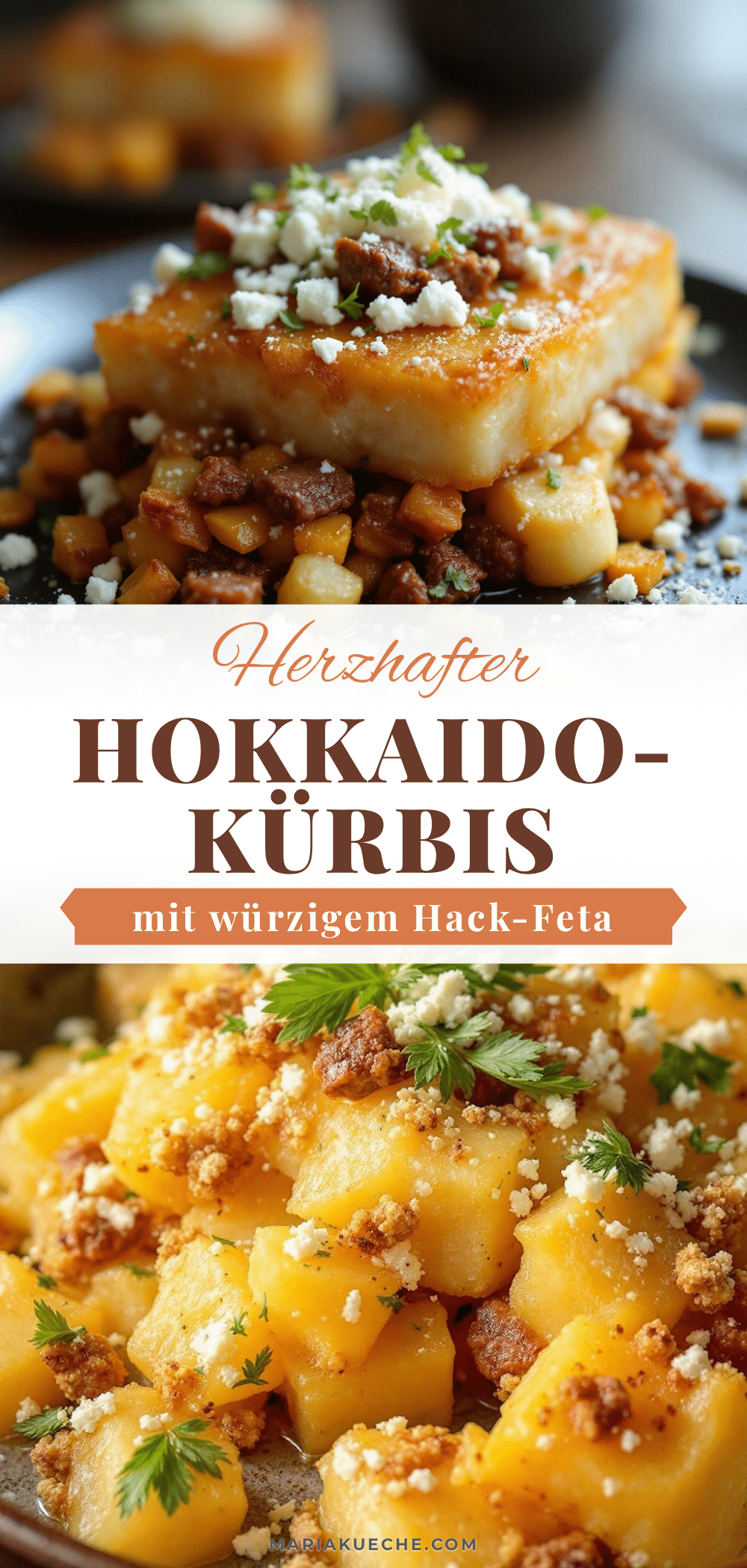 gefüllter Hokkaido-Kürbis mit Hackfleisch und Feta recipe