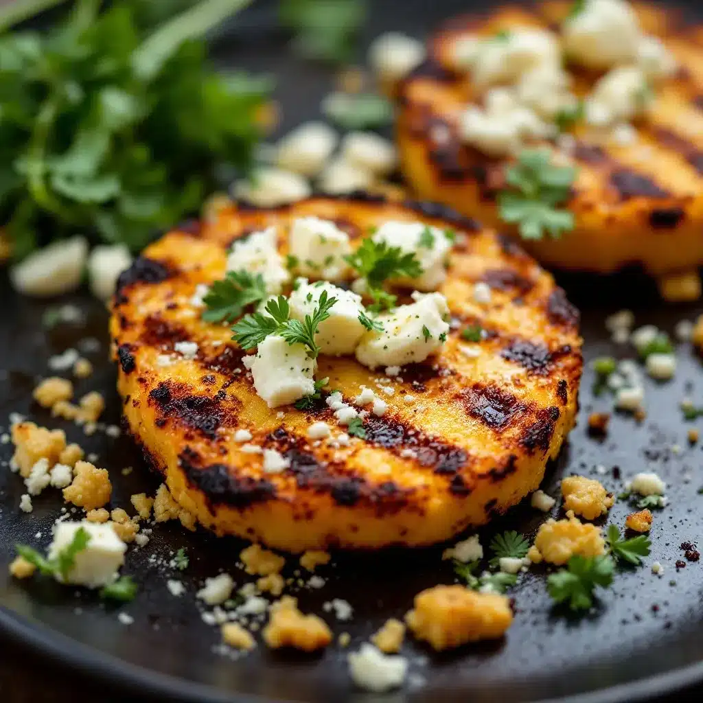 gegrillter Maiskolben mit Kräuterbutter und Feta preparation steps