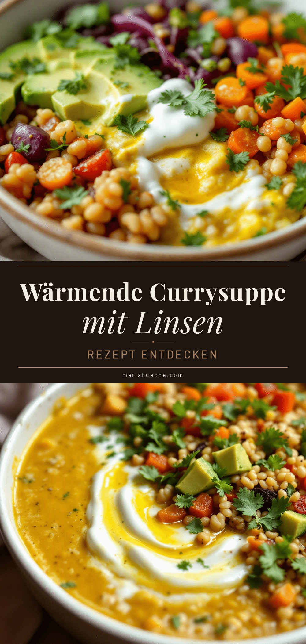 Gesunde Linsensuppe mit Curry recipe
