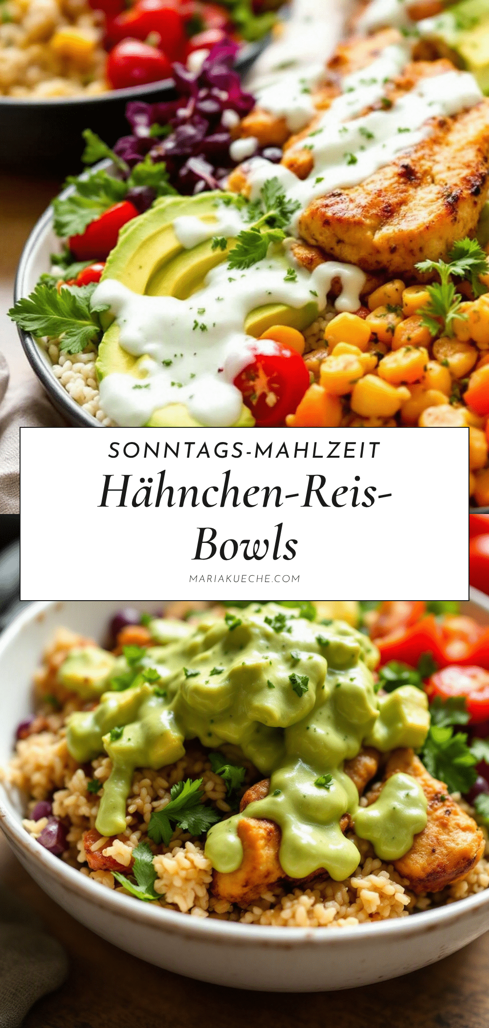 Hähnchen-Reis-Bowls recipe