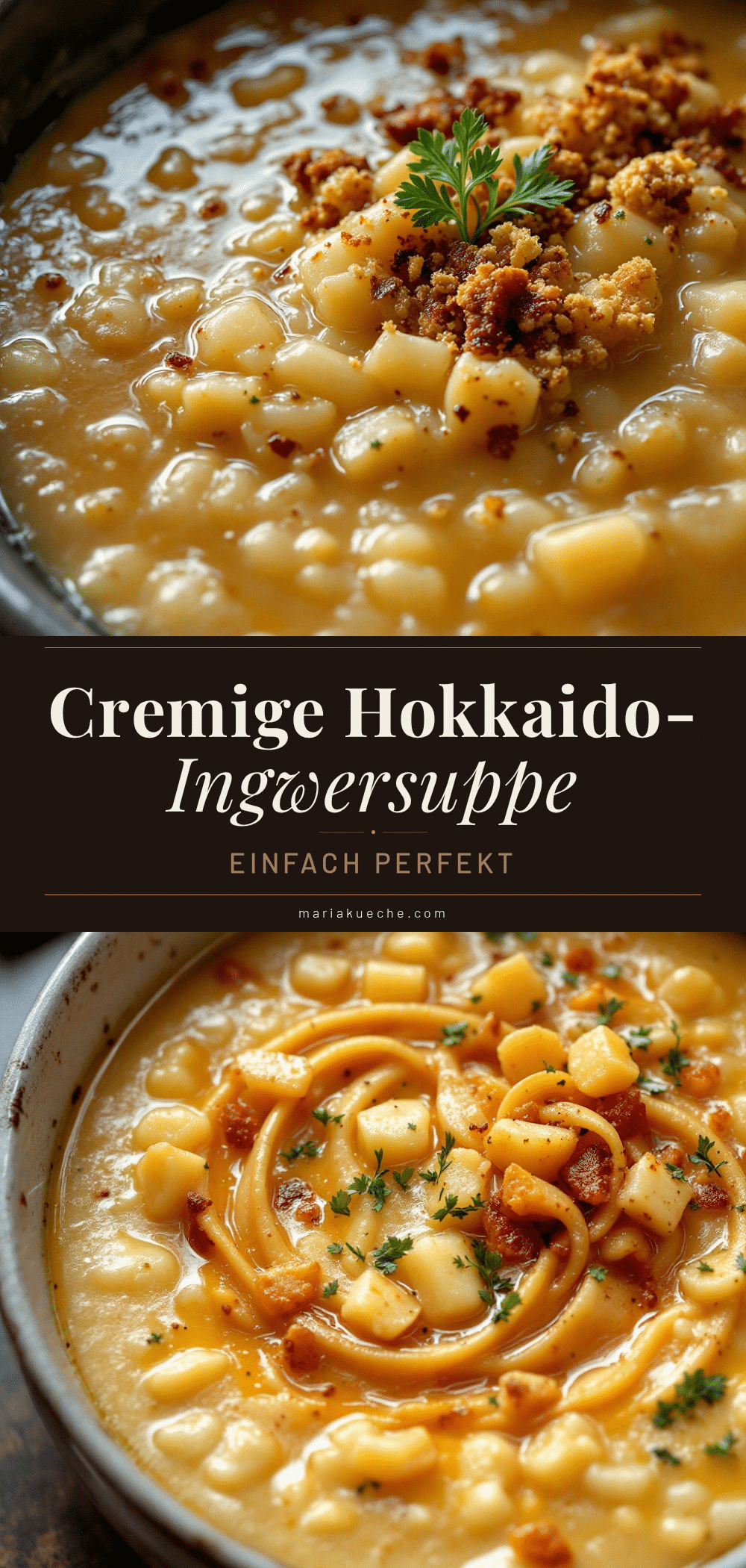 Hokkaido-Kürbissuppe mit Ingwer recipe