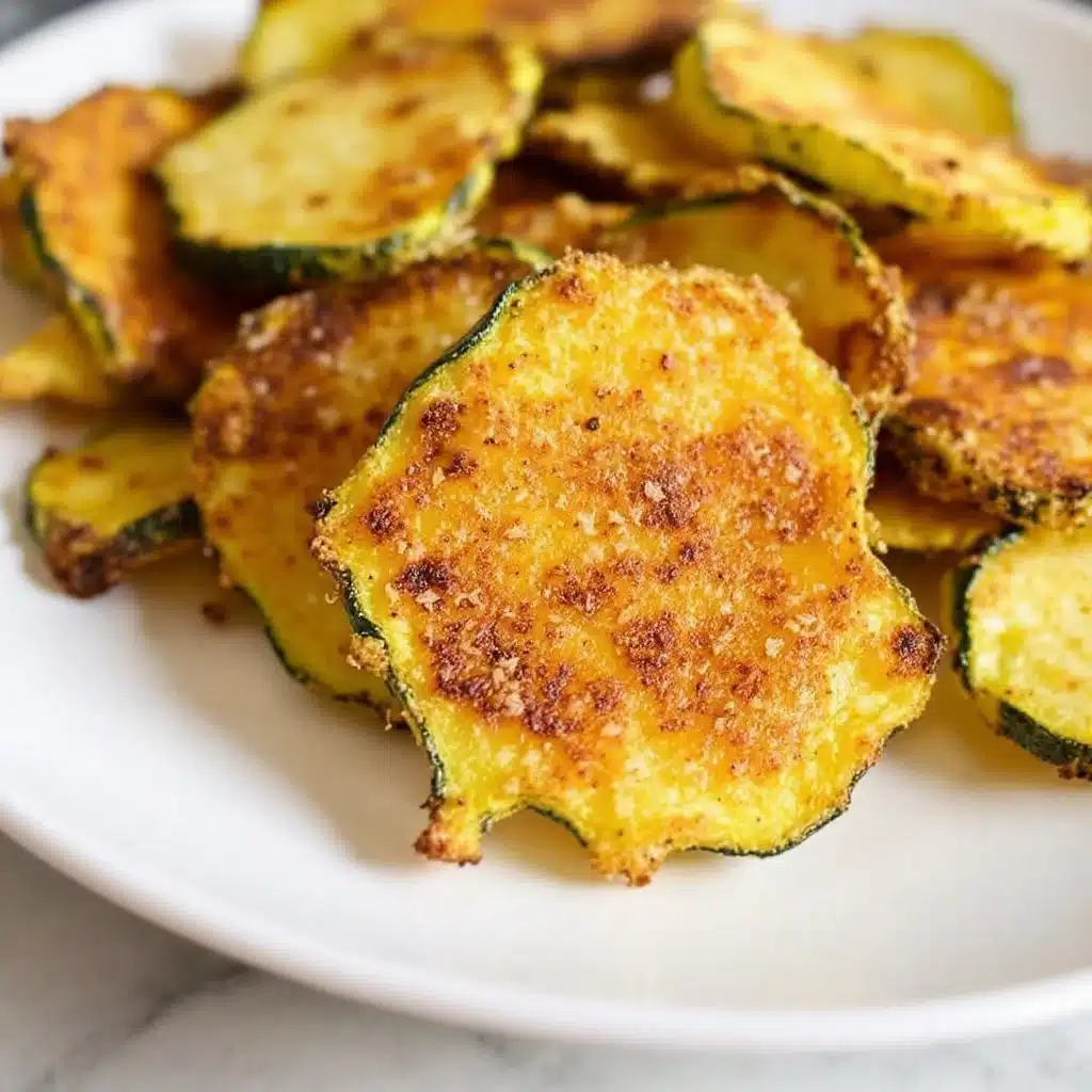 Knusprige Air Fryer Zucchini Chips - featured image