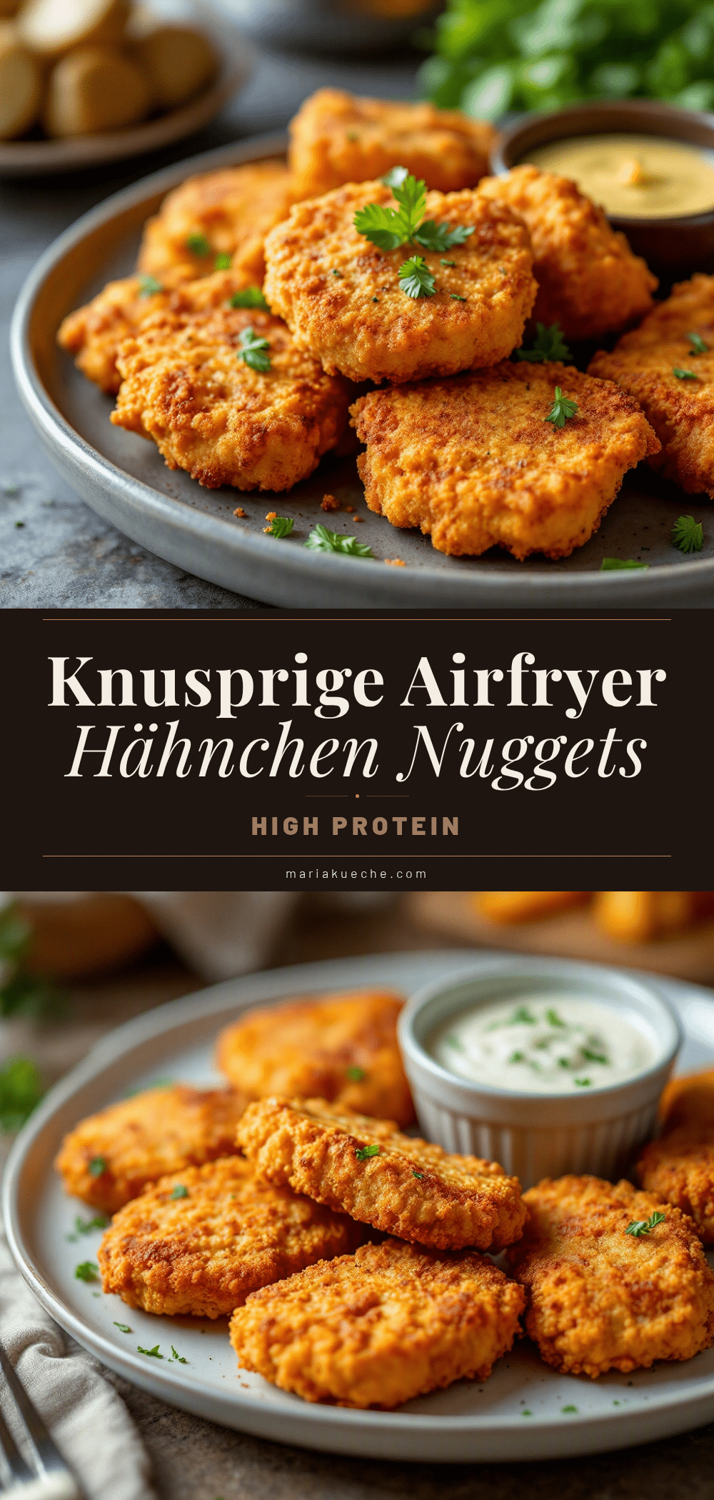 Knusprige Airfryer Hähnchen Nuggets recipe