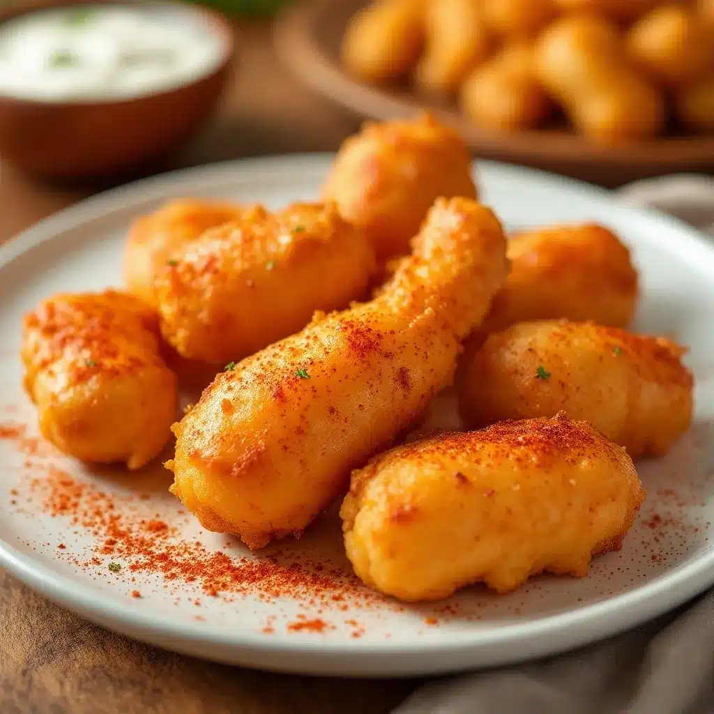 Knusprige Airfryer Hähnchenschenkel mit Paprika preparation steps