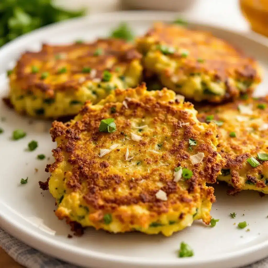 Knusprige Parmesan-Zucchini-Puffer aus der Heißluftfritteuse preparation steps