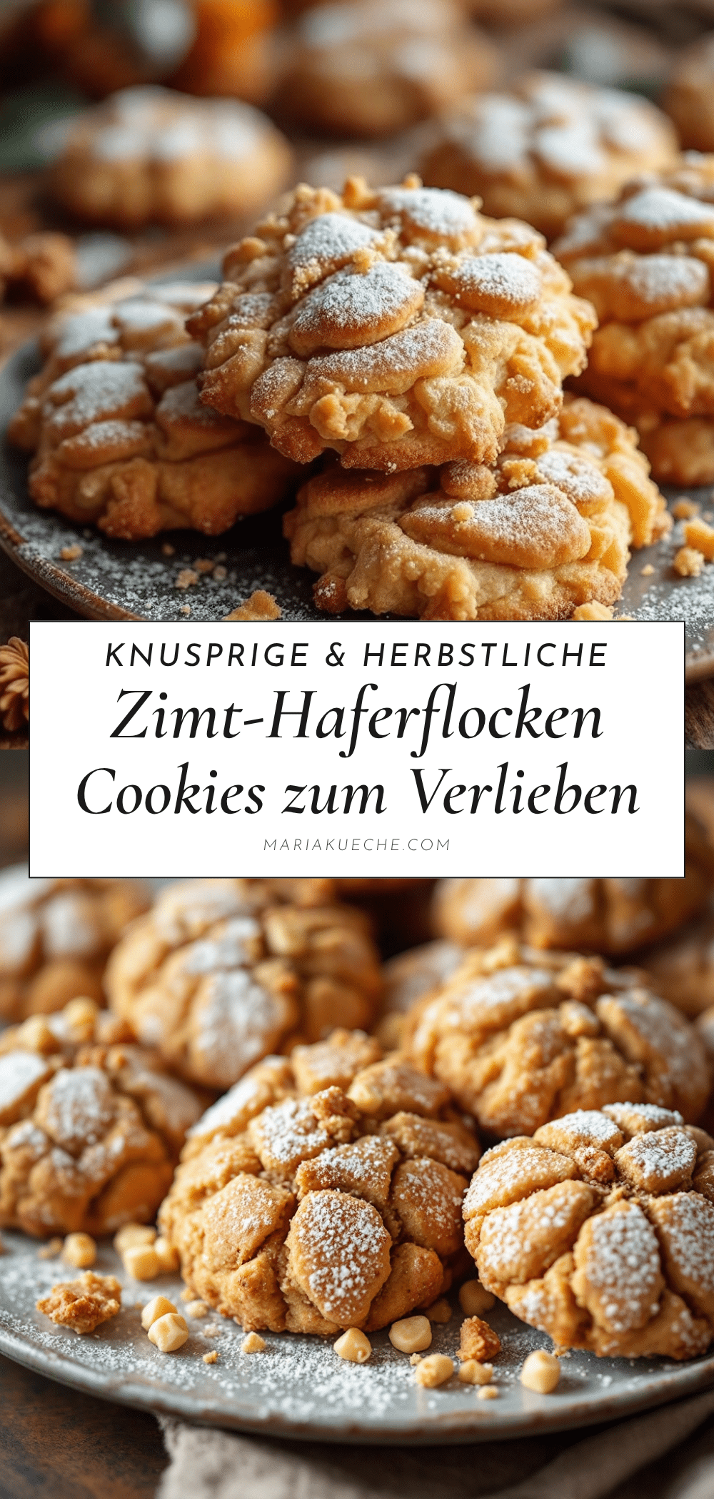 knusprige Zimt-Haferflocken-Cookies recipe