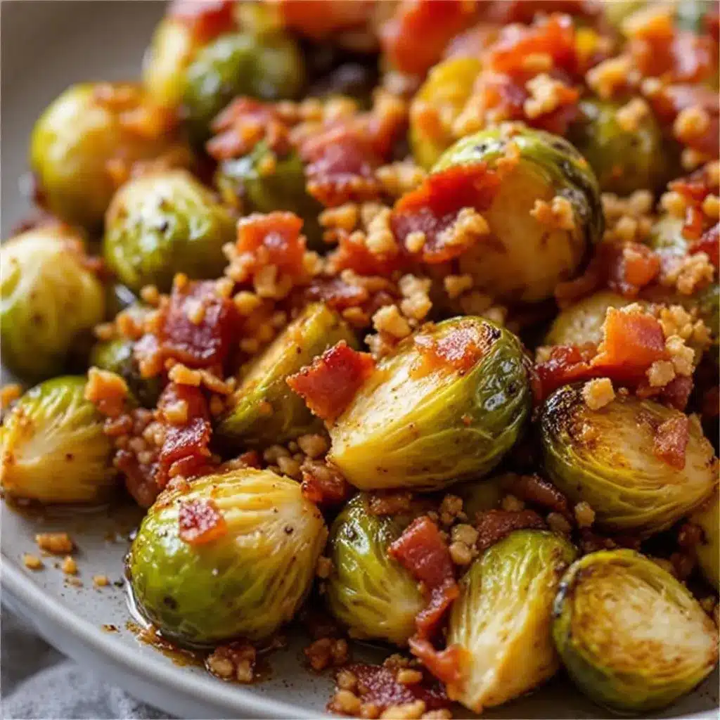 knuspriger maple-bacon rosenkohl preparation steps