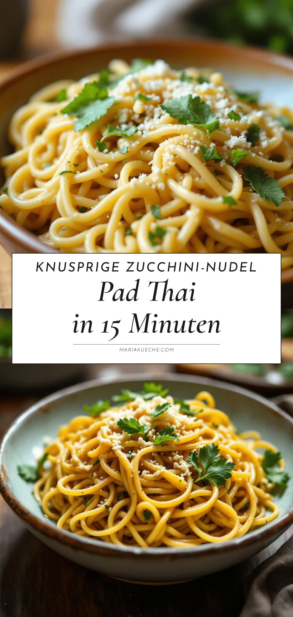 knuspriges Zucchini-Nudel-Pad-Thai recipe
