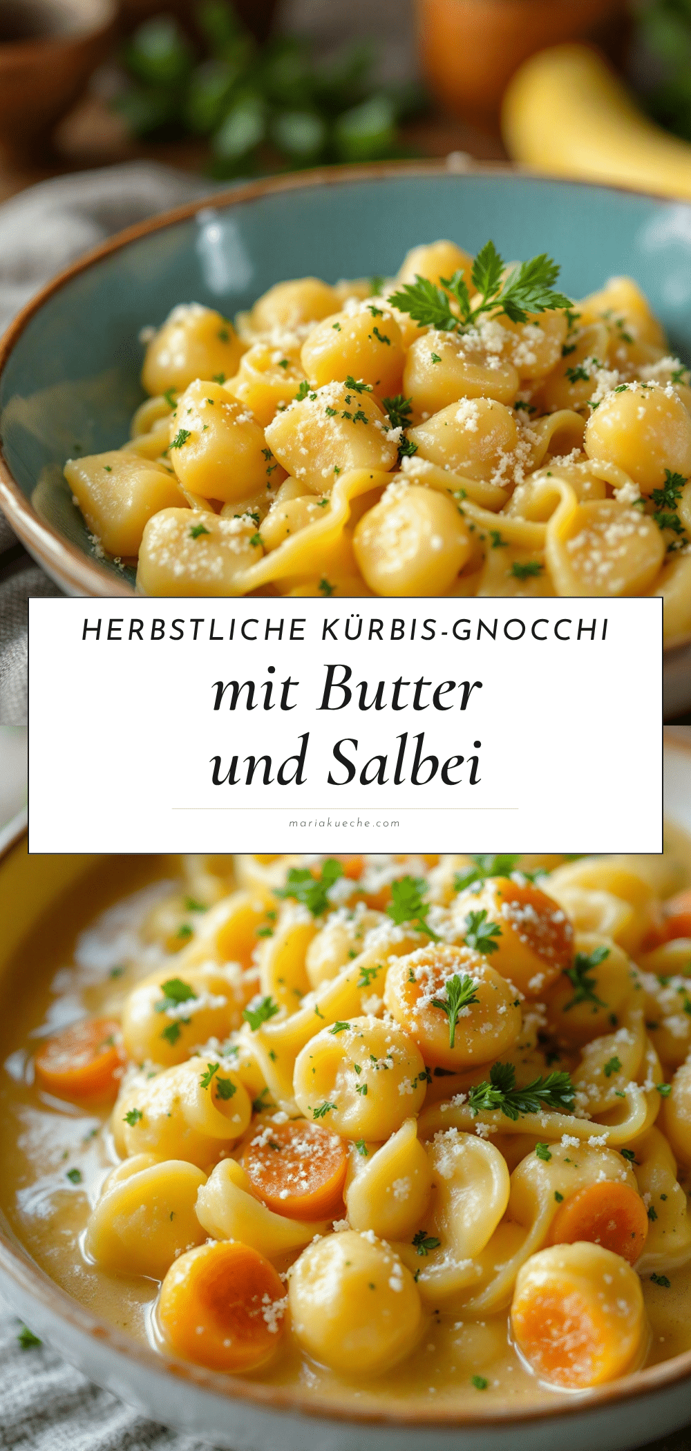 Kürbis-Gnocchi mit Butter und Salbei recipe