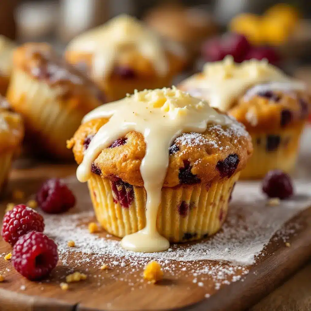 Kürbis-Zimt-Muffins mit Frischkäse preparation steps
