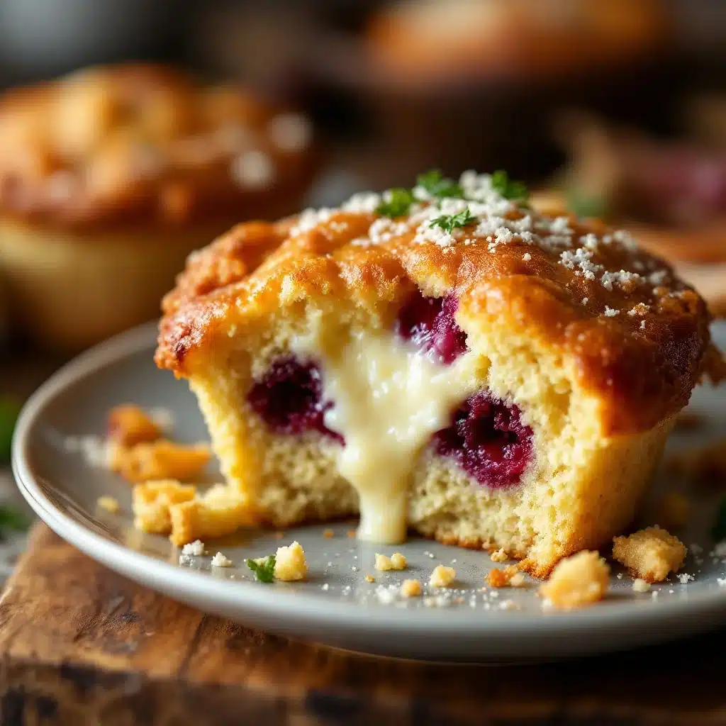Kürbis-Zimt-Muffins mit Frischkäse - featured image